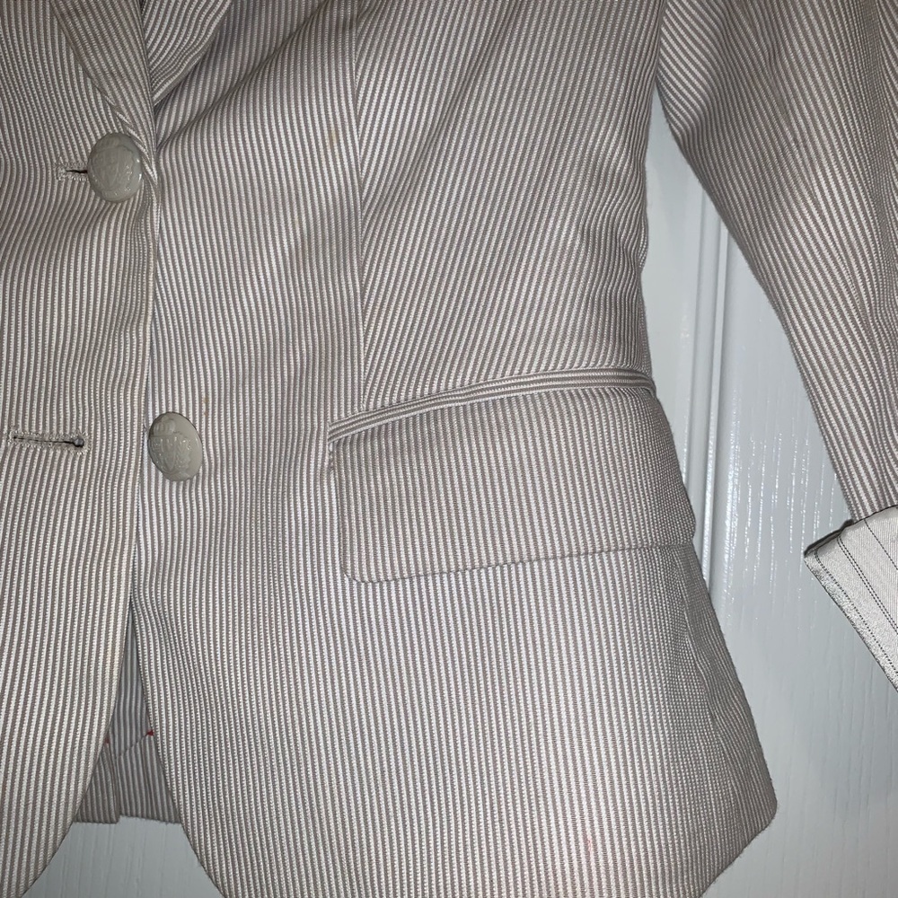 Express Pinstripe Blazer - Picture 5 of 8